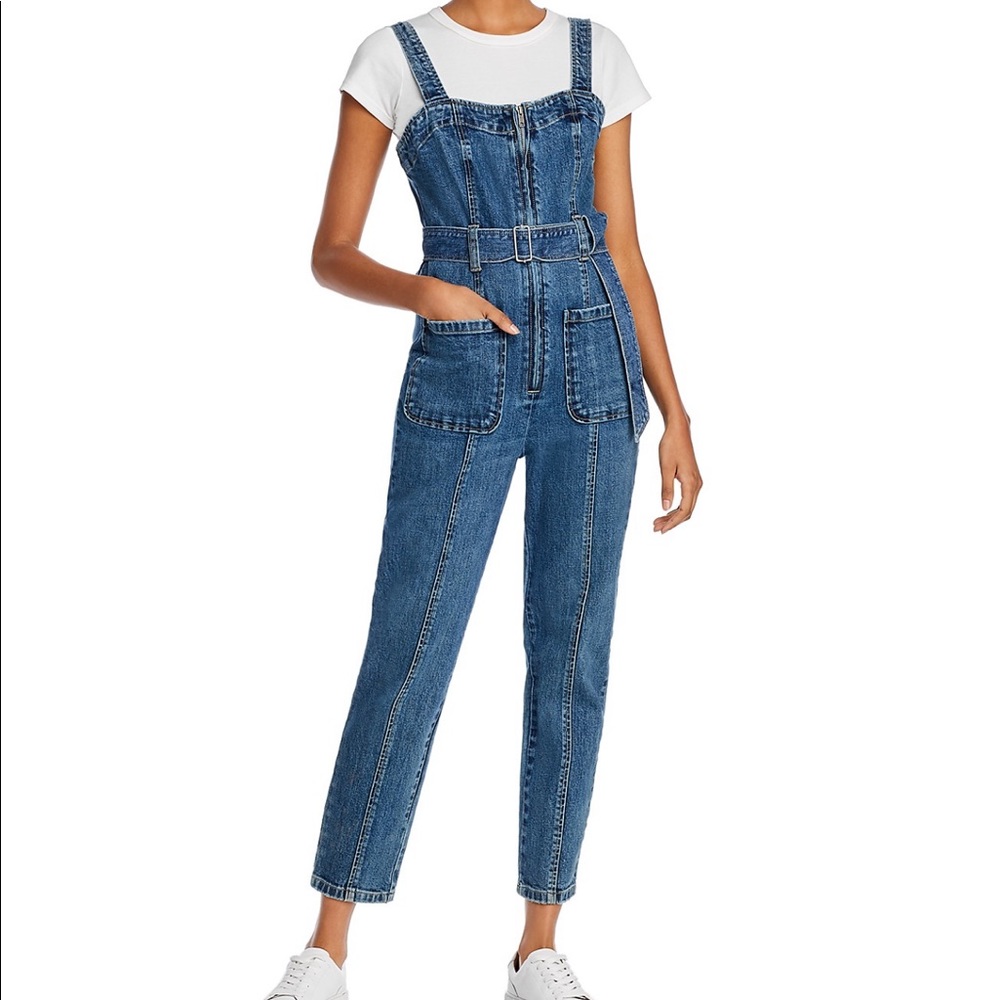 Rebecca Taylor Indigo Denim Jumpsuit